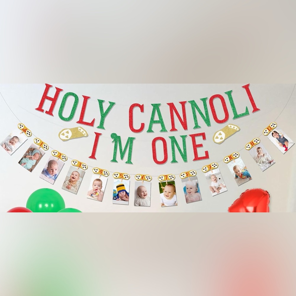 Holy Cannoli First Birthday Party Supplies